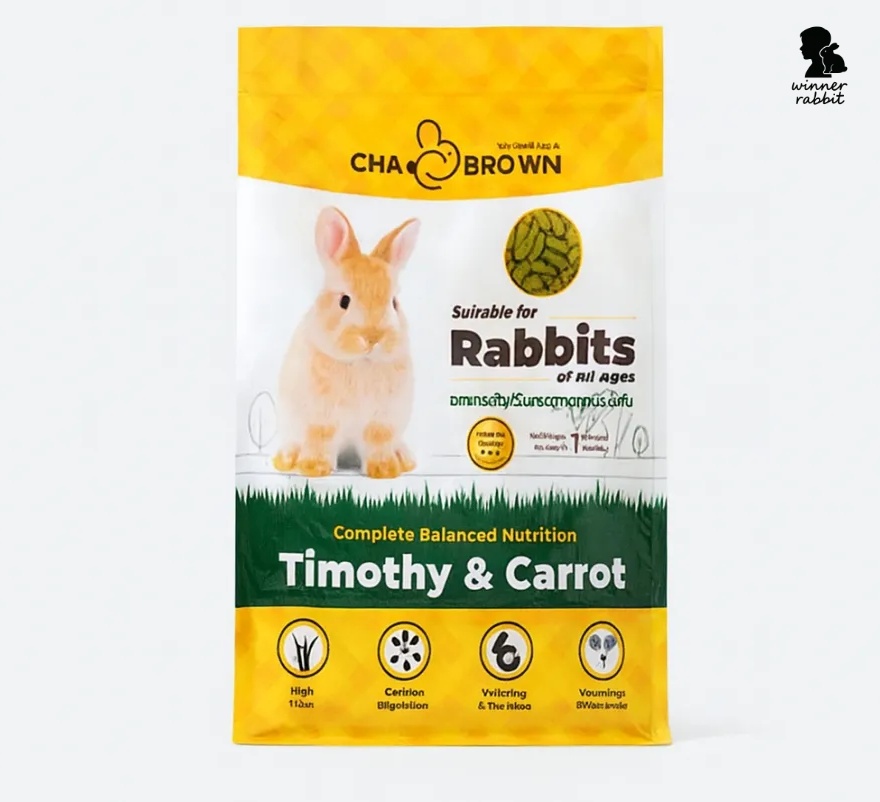 อาหารกระต่าย ยี่ห้อ Cha Brown