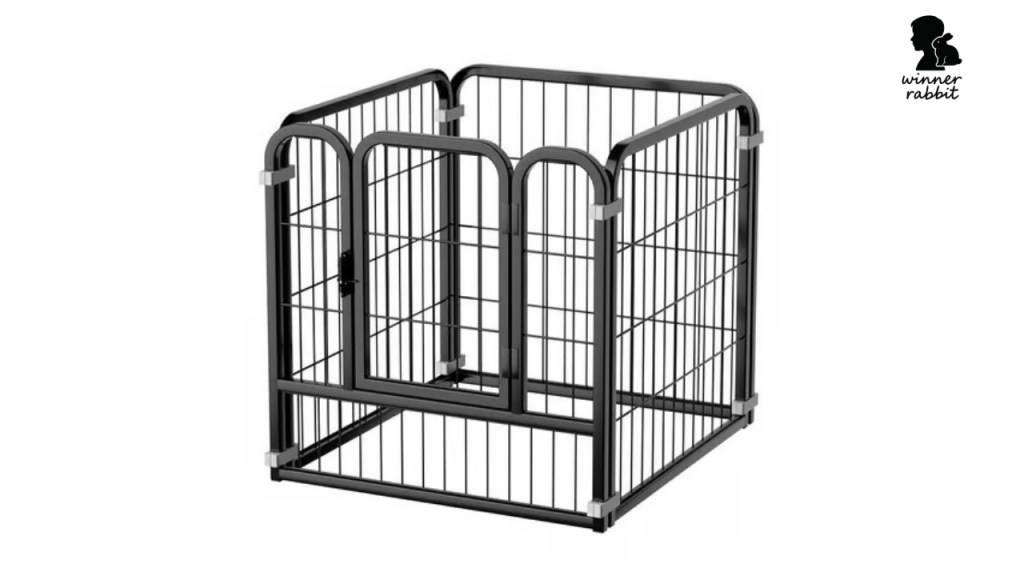 กรงกระต่ายแบบไหนดี : คอกเหล็ก