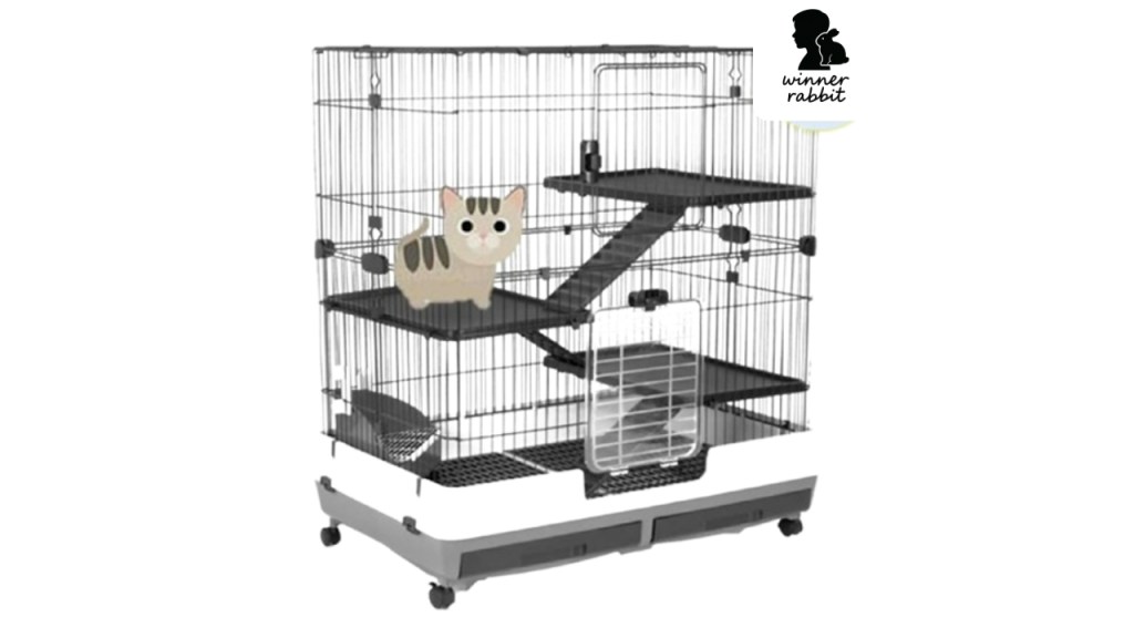 กรงกระต่ายแบบไหนดี : กรงสองชั้น