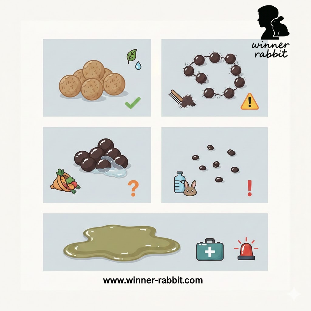 กระต่ายอึเป็นพวงองุ่น