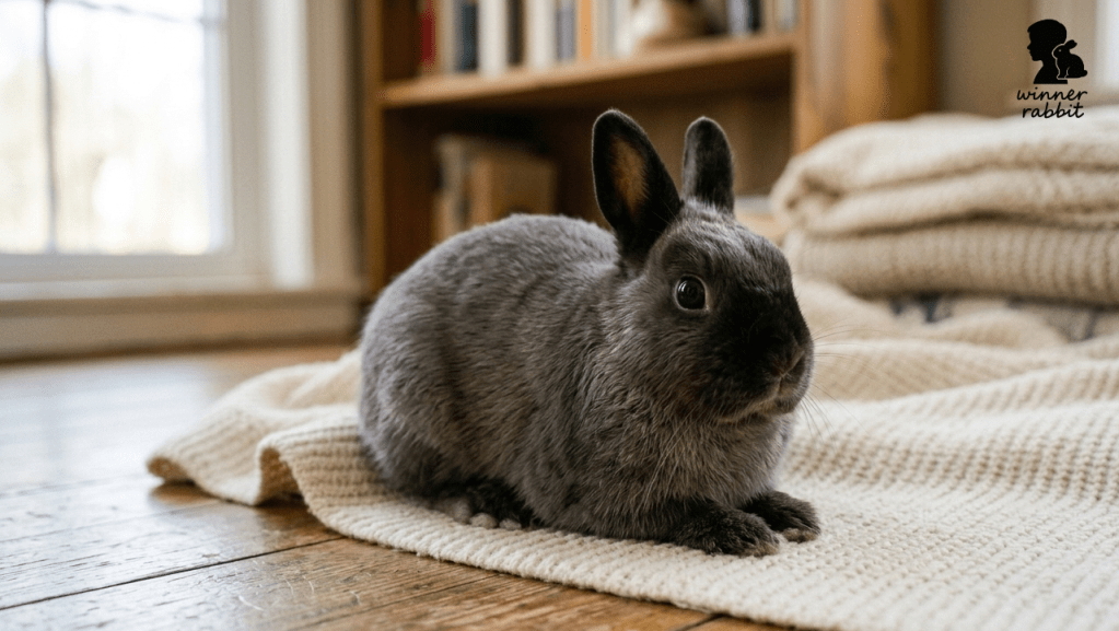 กระต่าย ND สีสโมคเพิร์ล (Smoke Pearl) อัญมณีสีควันบุหรี่